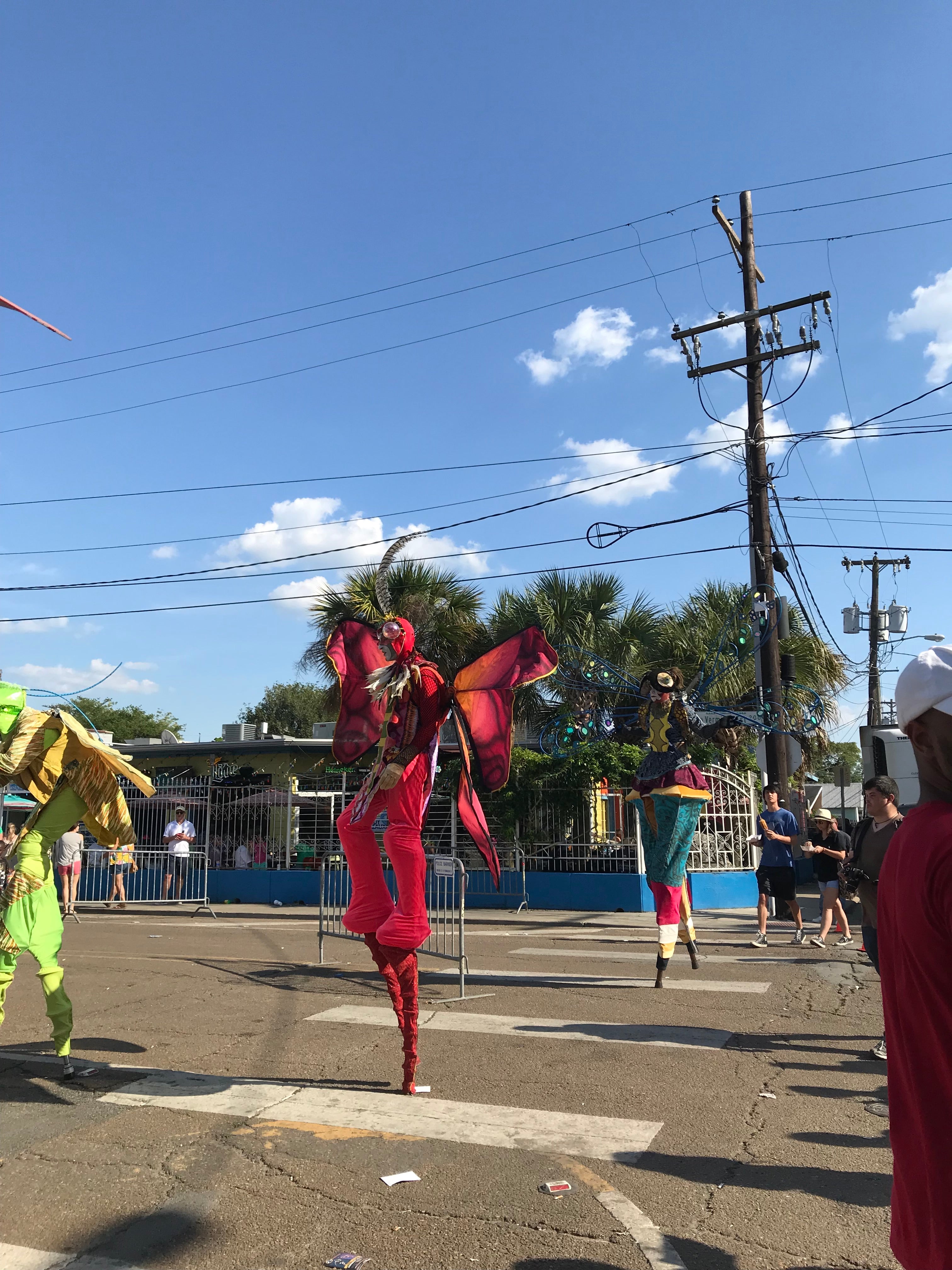 Stilt Walkers at Festival International in Lafayette, Louisiana