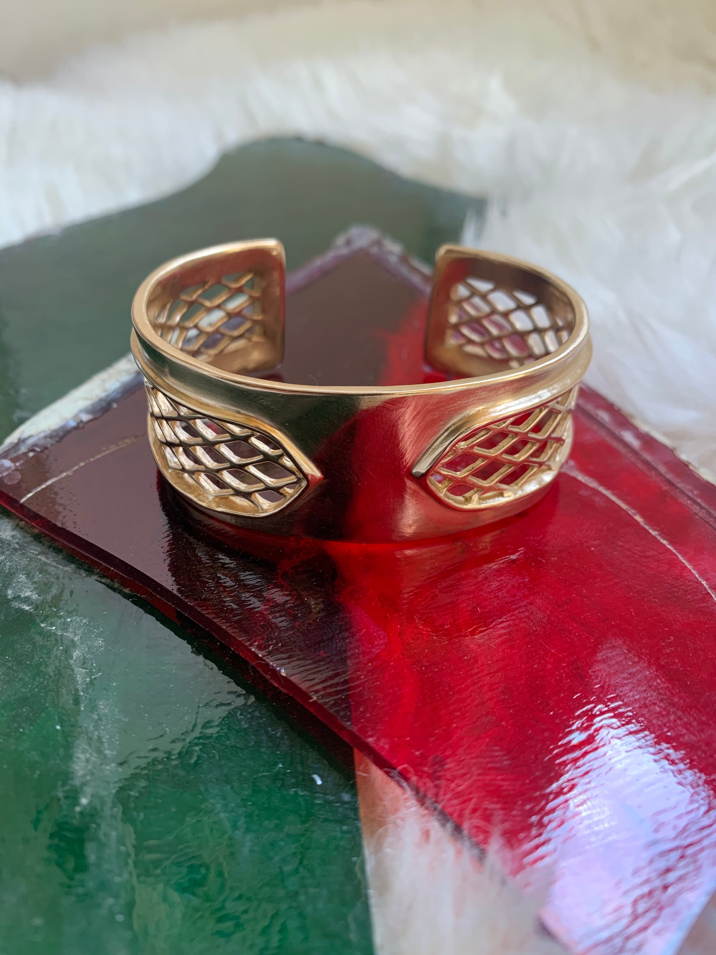 MIMOSA's Window Bracelet Is Photographed With Stained Glass
