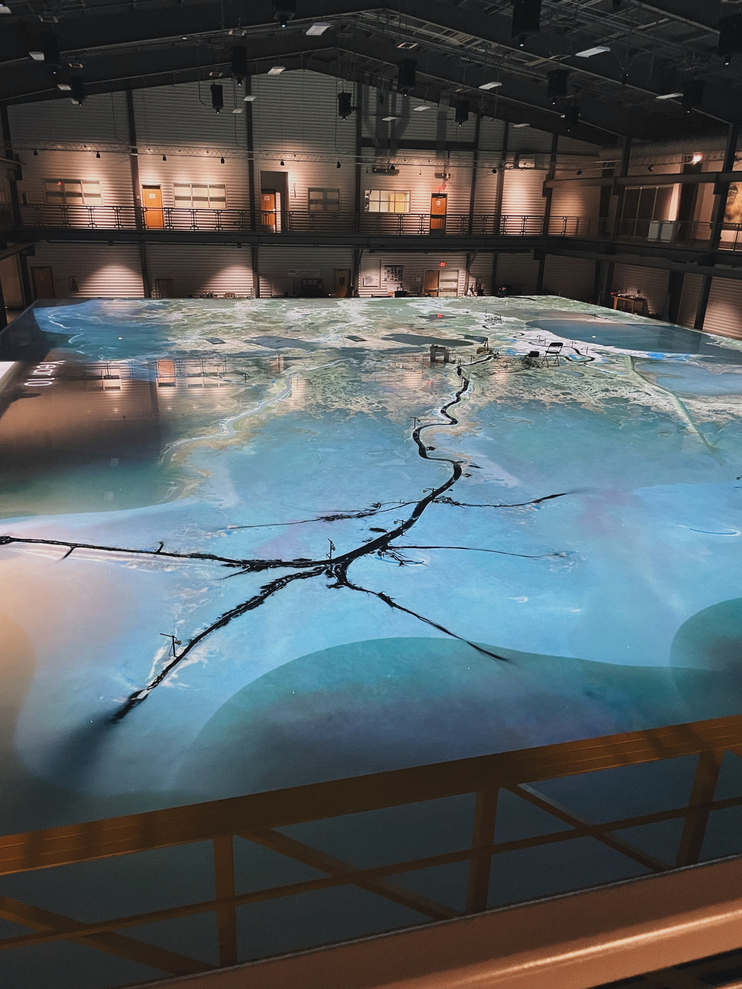 A Projection Of The Lower Mississippi River On The River Model