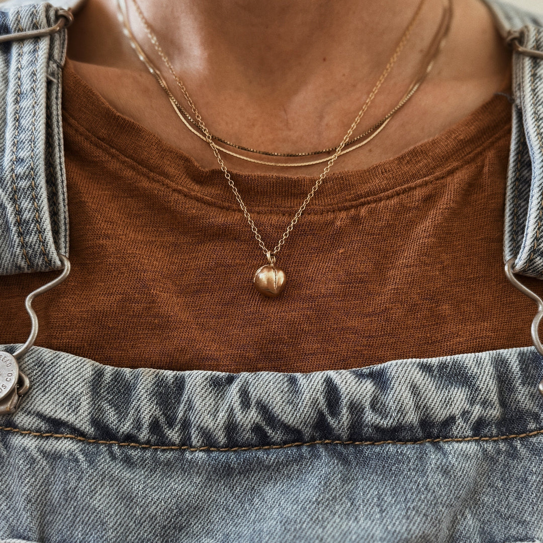 MIMOSA Handcrafted's Peach Pendant Necklace