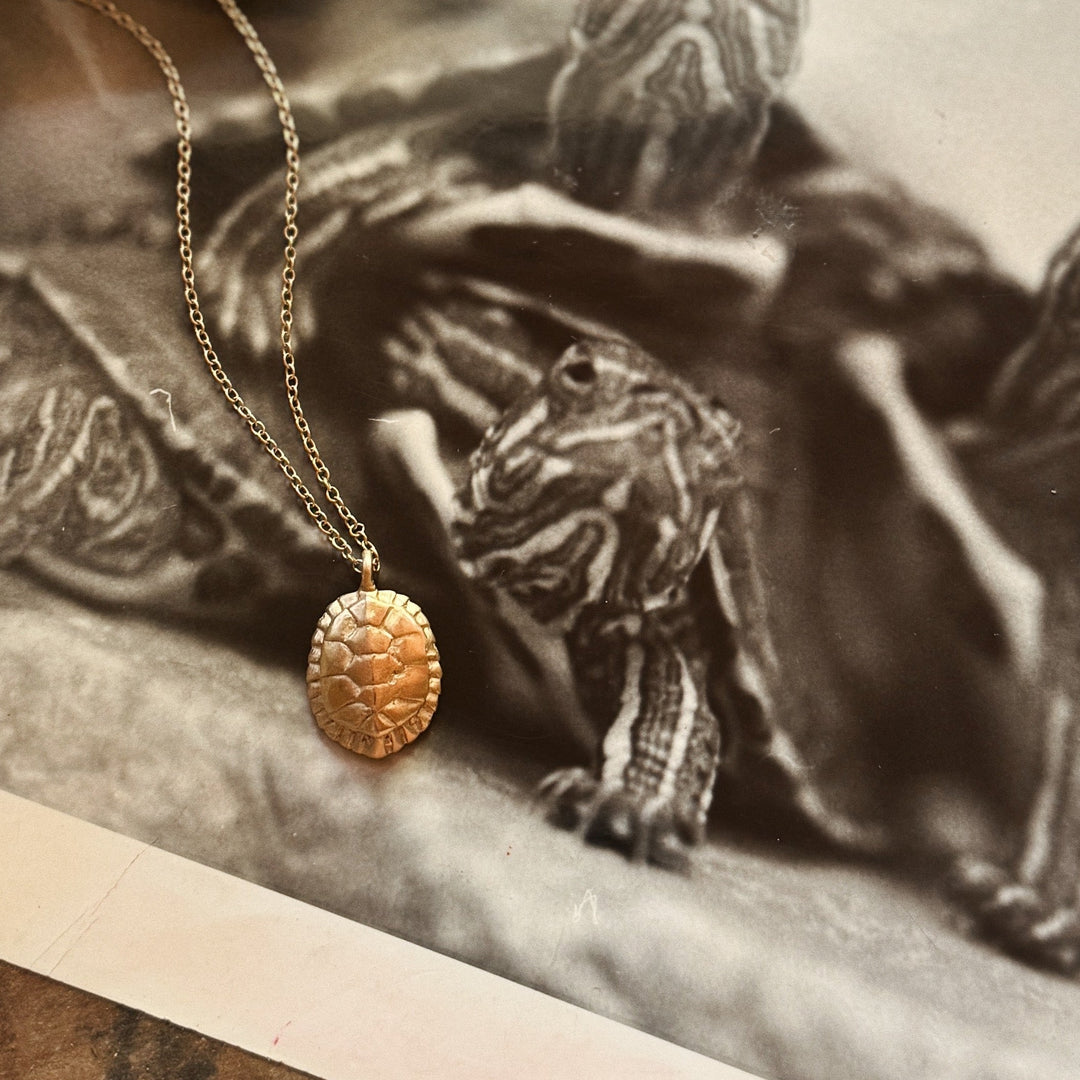 MIMOSA Handcrafted's Turtle Pendant Necklace