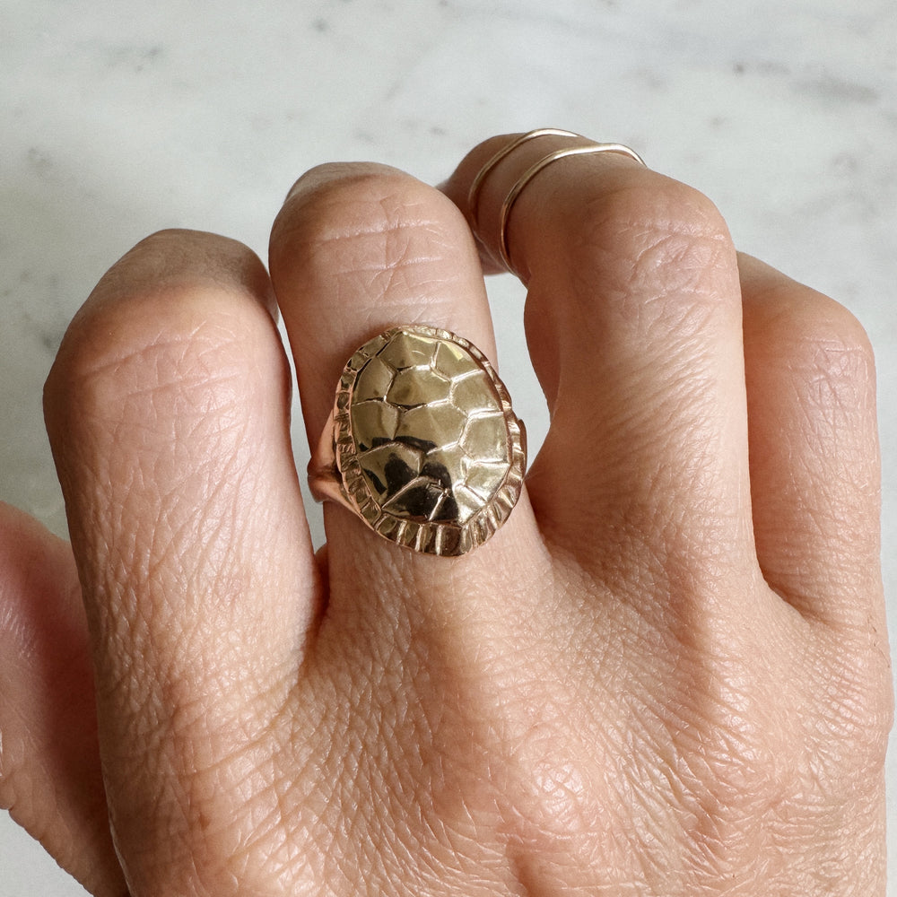 Turtle Ring in Bronze | MIMOSA Handcrafted