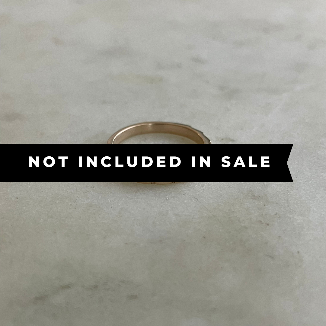 14K Gold Breathe Ring Not Included in Sale