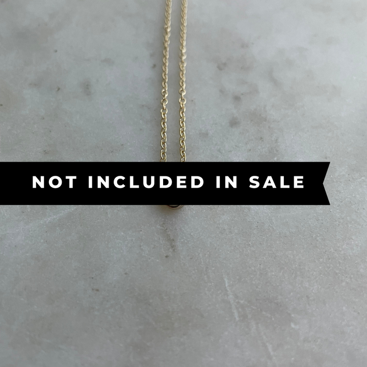 14K GOLD GRACE BAR NECKLACE — NO STONE