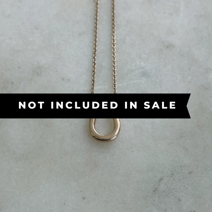 14K GOLD HORSESHOE PENDANT