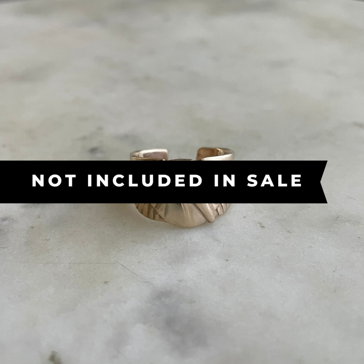 14K Gold Pelican Ring Not Included in Sale