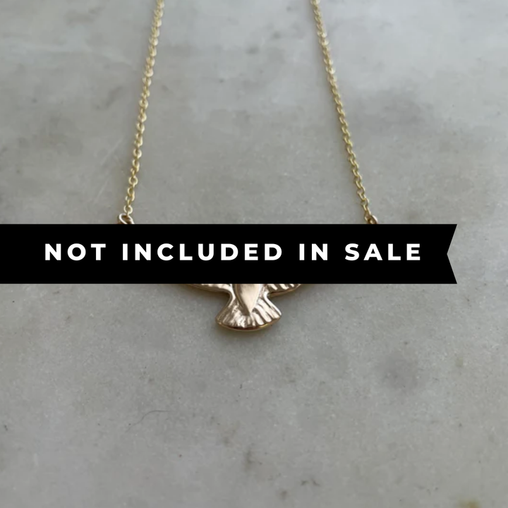 14K GOLD PURPLE MARTIN NECKLACE