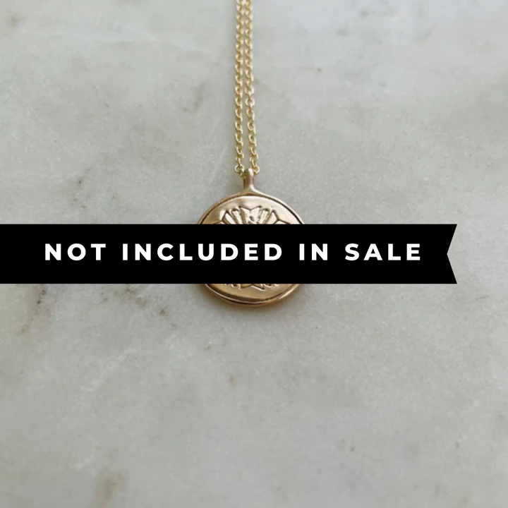 14K GOLD SACRED HEART PENDANT