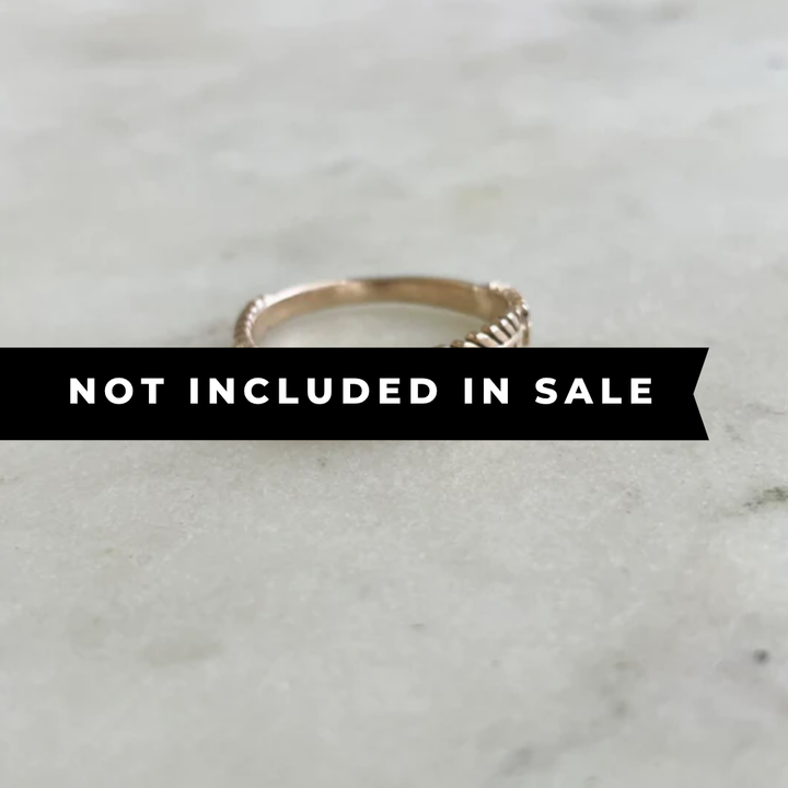 14K GOLD MIMOSA SPRIG RING