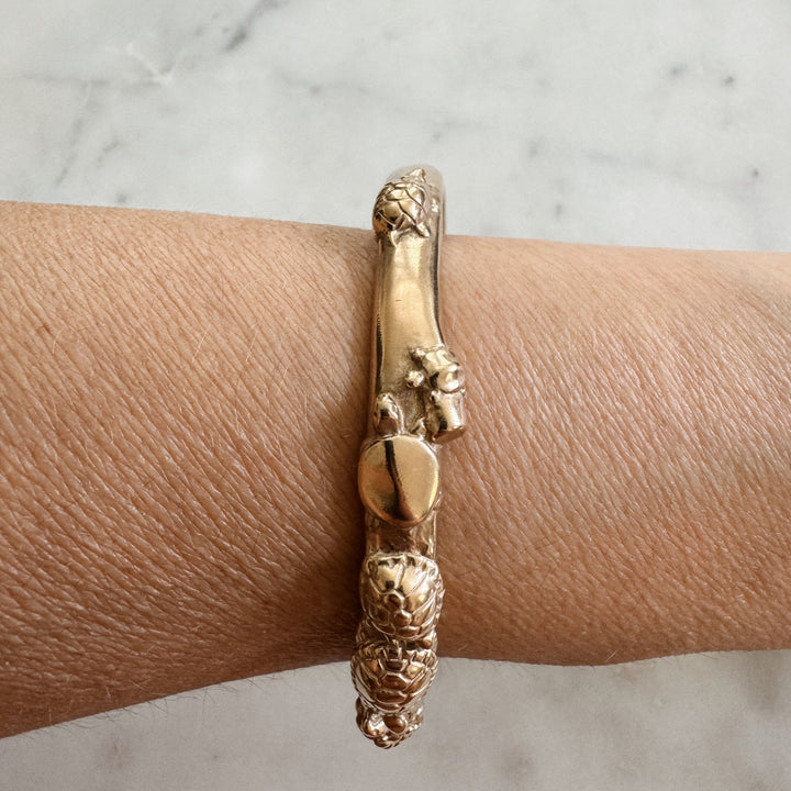 Turtle Bracelet in Bronze | MIMOSA Handcrafted