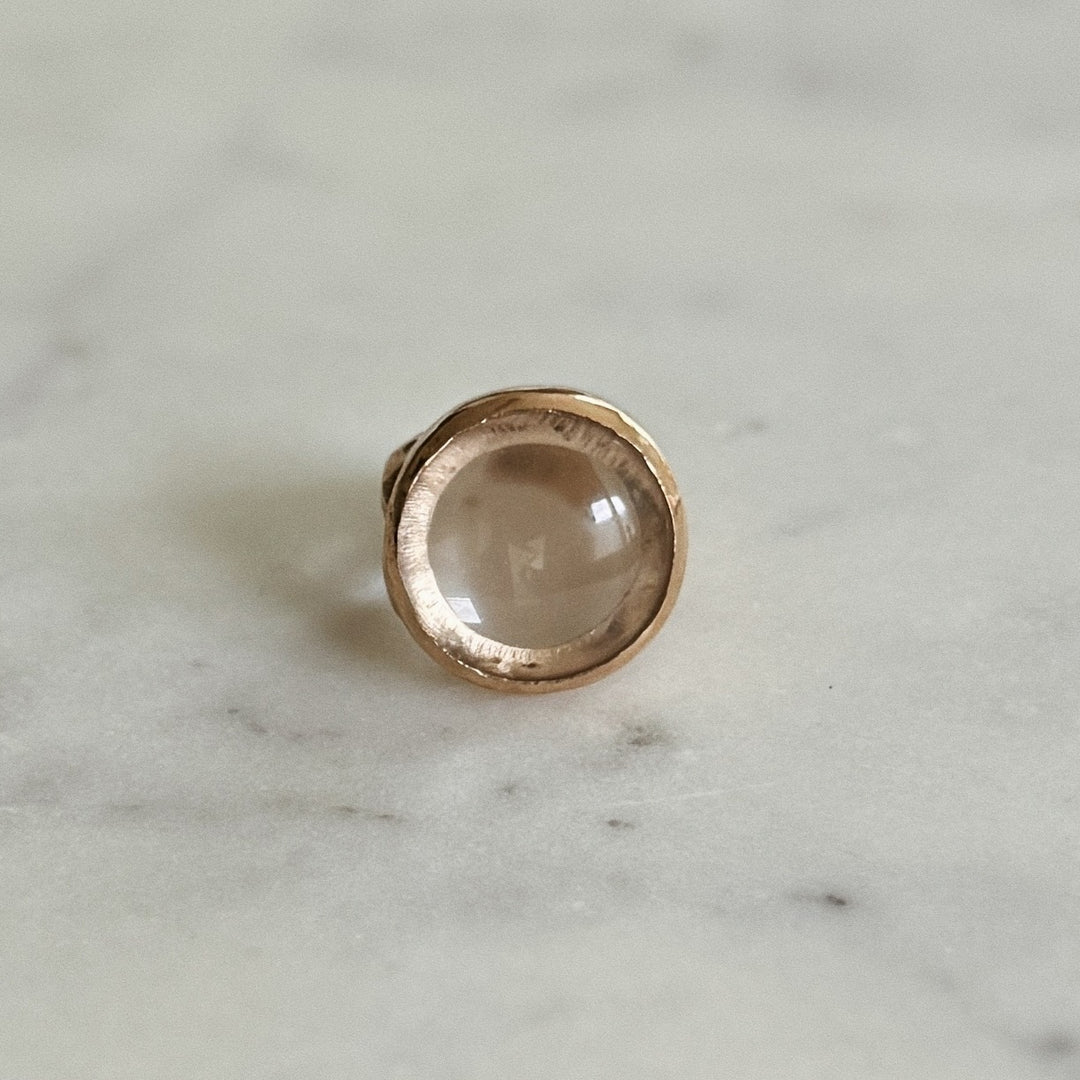 Mother Tree Ring With Clear Quartz | MIMOSA Handcrafted