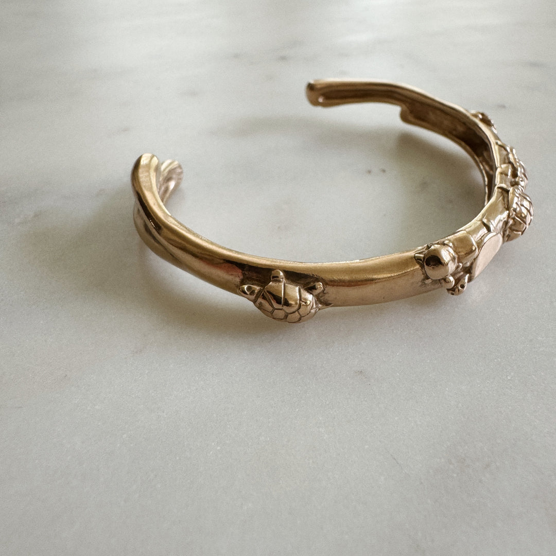 Turtle Bracelet in Bronze | MIMOSA Handcrafted