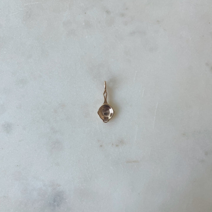 Gold Skillet Pendant | MIMOSA Handcrafted 