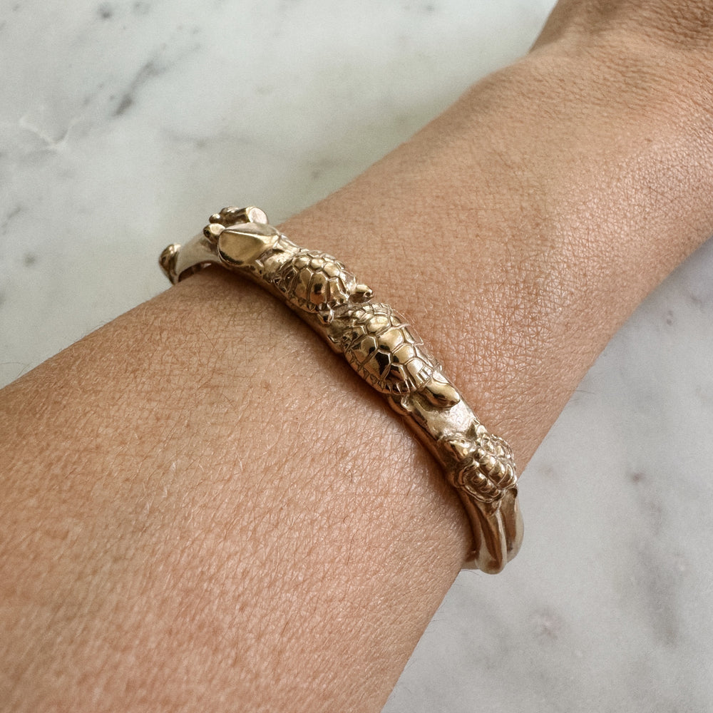 Turtle Bracelet in Bronze | MIMOSA Handcrafted