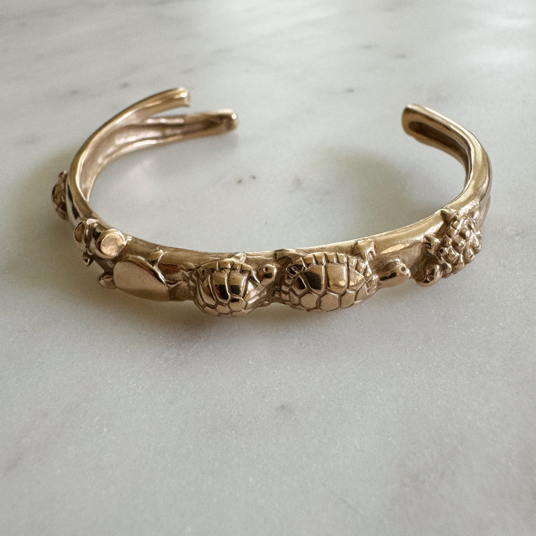 Turtle Bracelet in Bronze | MIMOSA Handcrafted