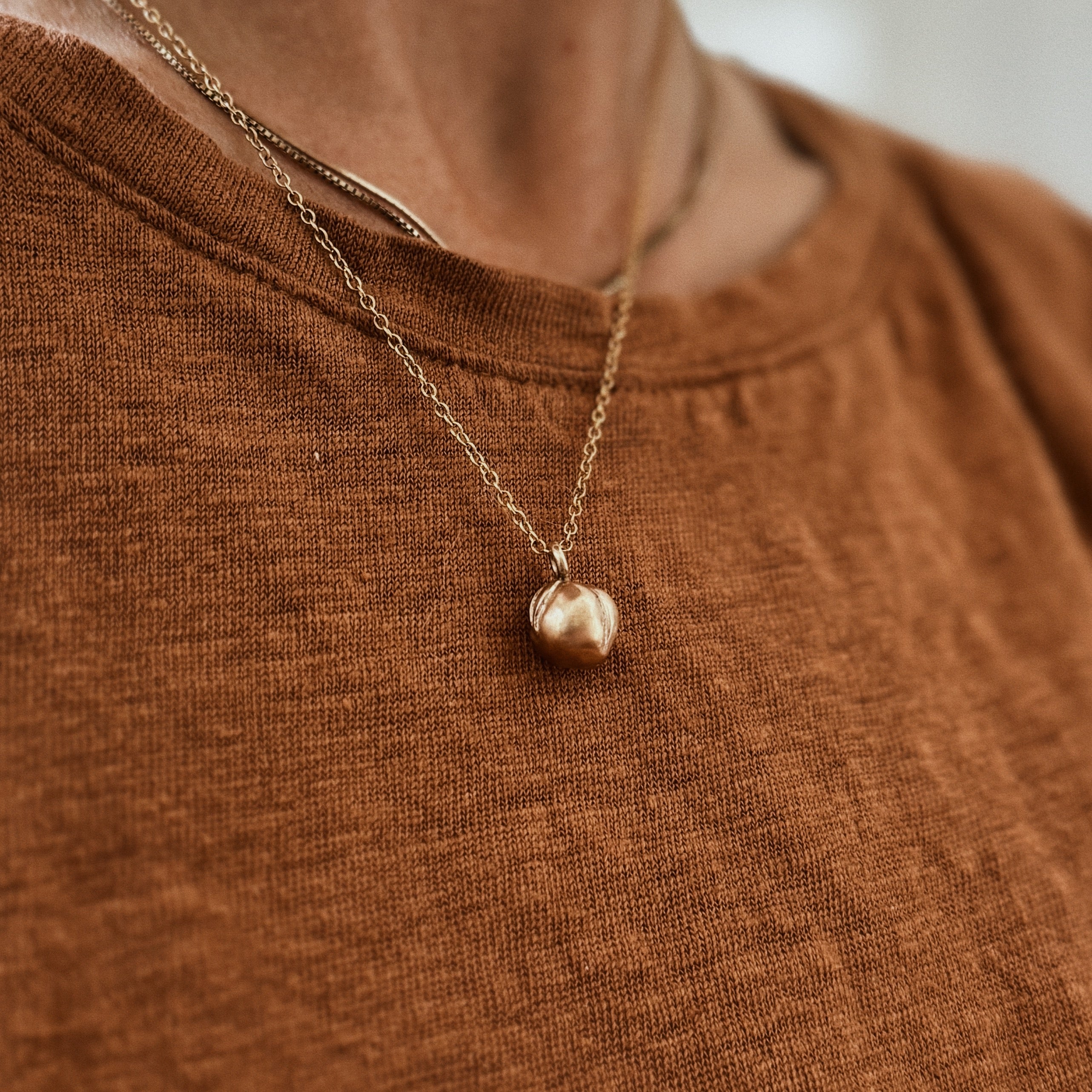 Peach Necklace | MIMOSA Handcrafted