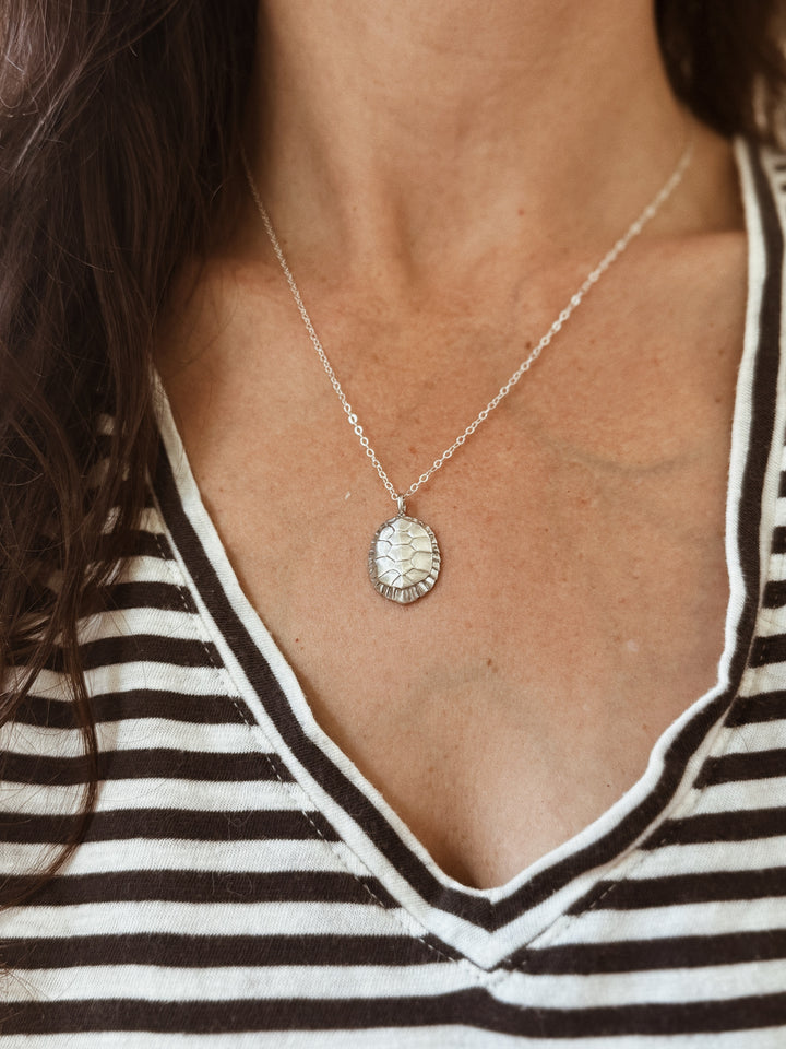 Turtle Necklace in Sterling Silver | MIMOSA Handcrafted