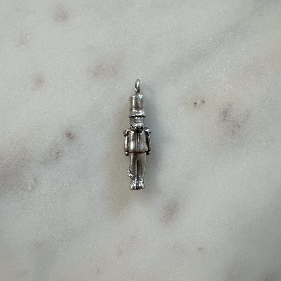 nutcracker pendant in sterling silver