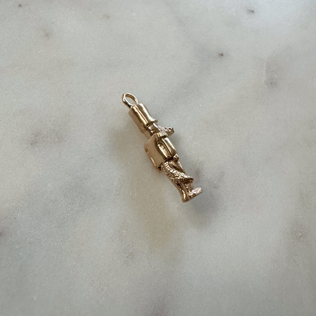 nutcracker pendant in bronze