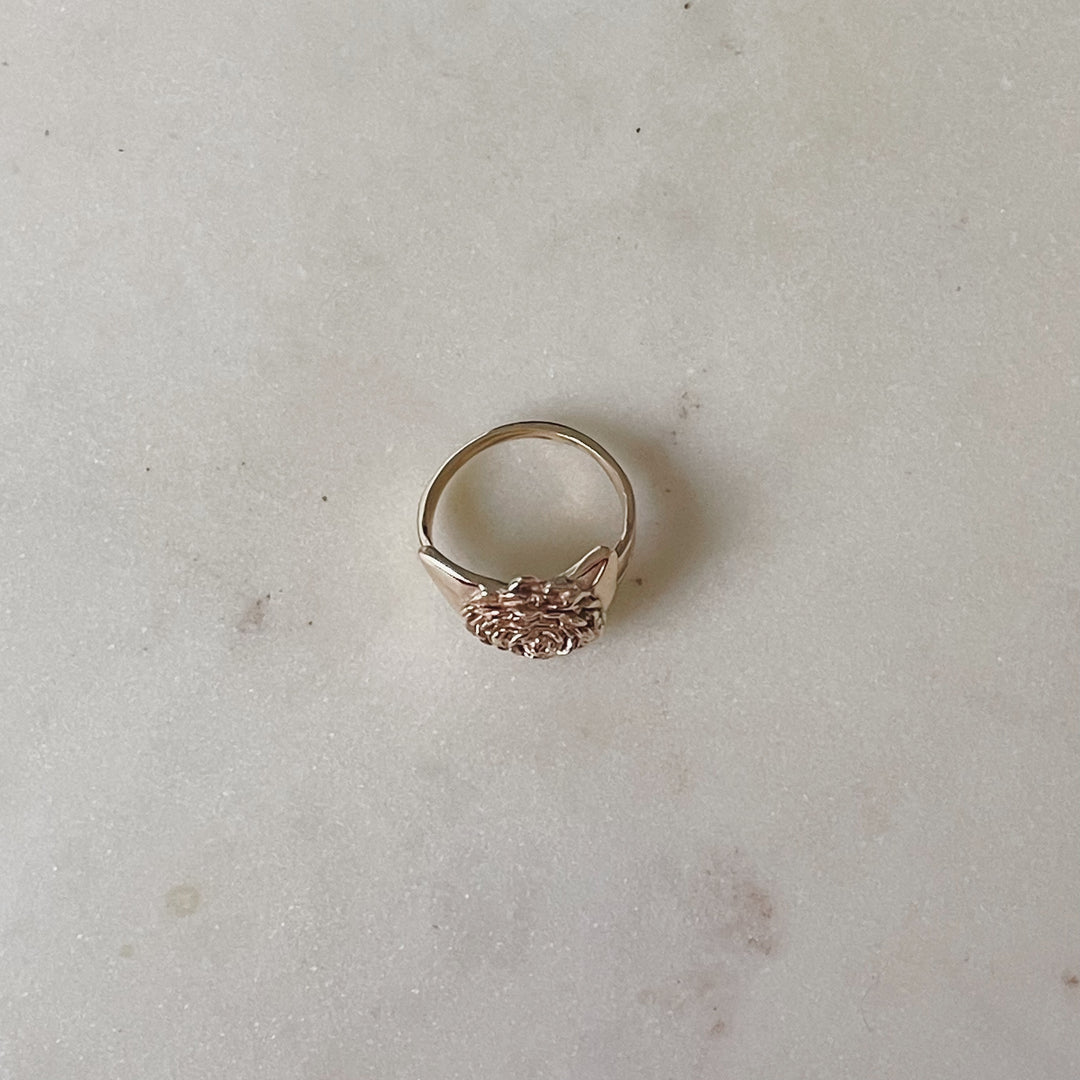 Gold Camellia Flower Ring | MIMOSA Handcrafted