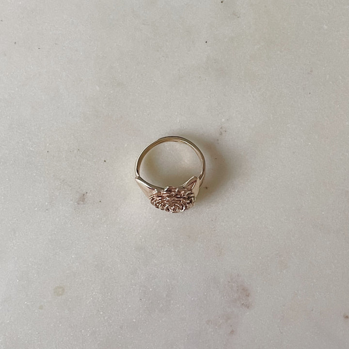 Gold Camellia Flower Ring | MIMOSA Handcrafted
