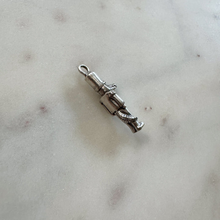 nutcracker pendant in sterling silver