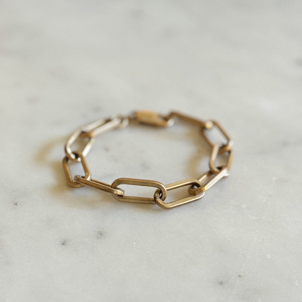 Legacy Chain | Gold-Filled Chunky Chain Charm Bracelet | MIMOSA