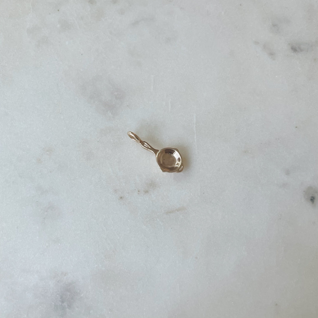 Gold Skillet Pendant | MIMOSA Handcrafted 