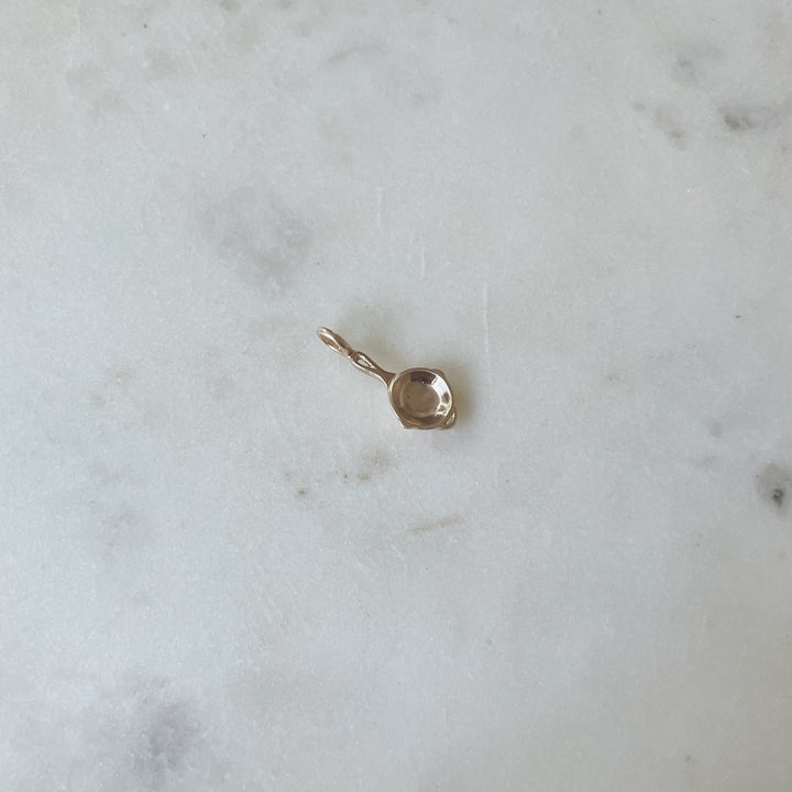 Gold Skillet Pendant | MIMOSA Handcrafted 