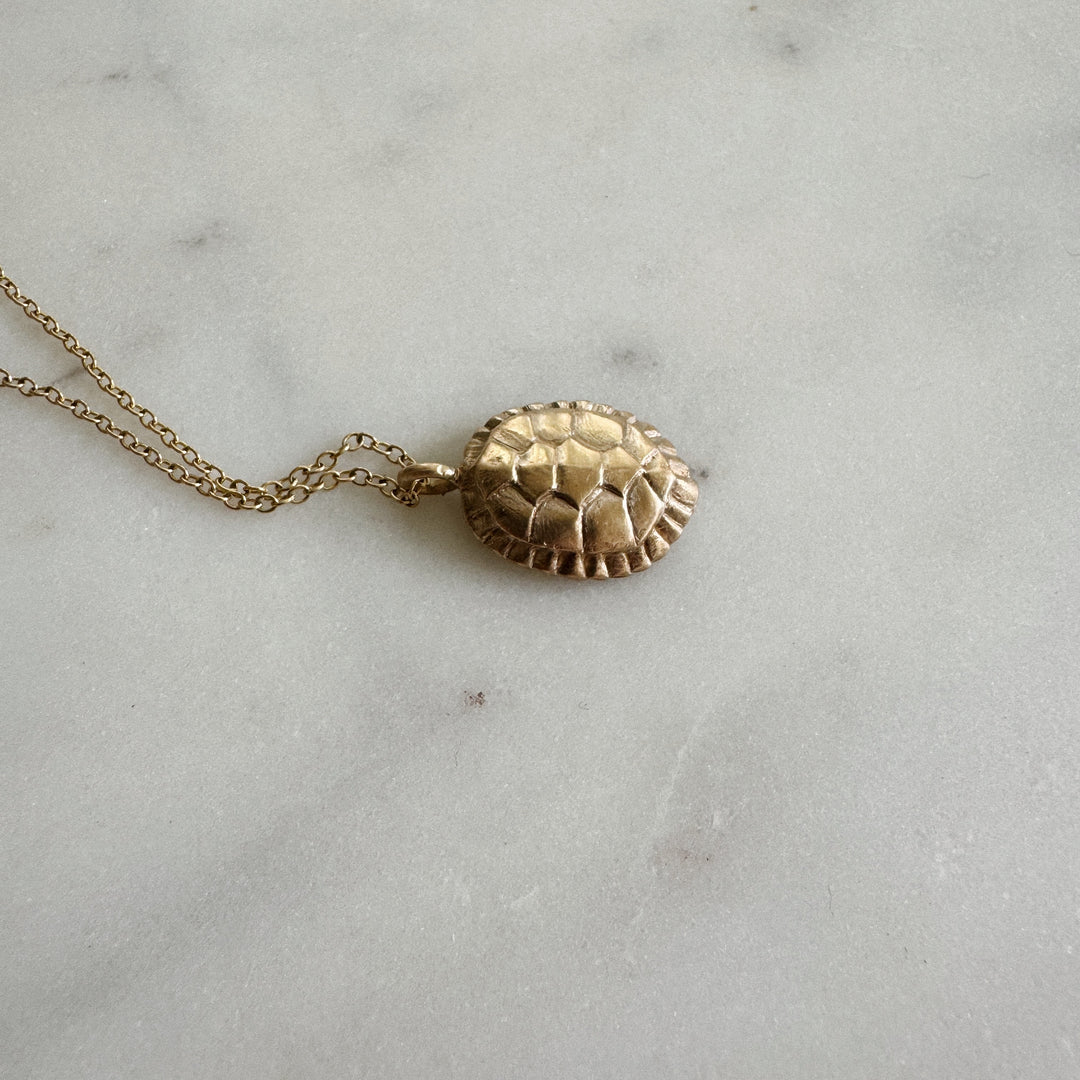 Turtle Necklace in Bronze | MIMOSA Handcrafted