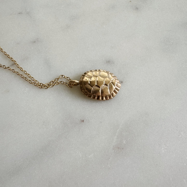 Turtle Necklace in Bronze | MIMOSA Handcrafted