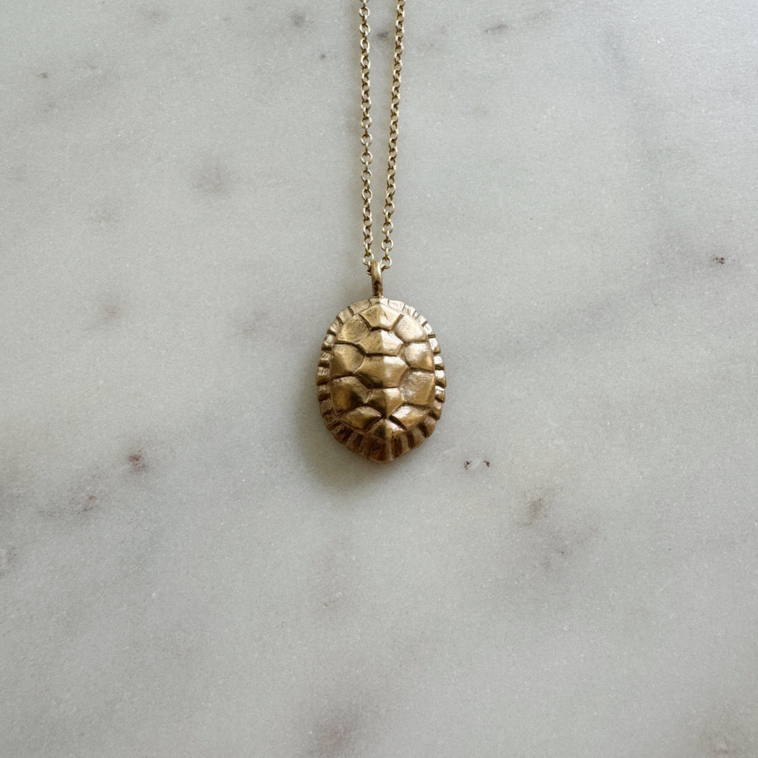 Turtle Necklace in Bronze | MIMOSA Handcrafted