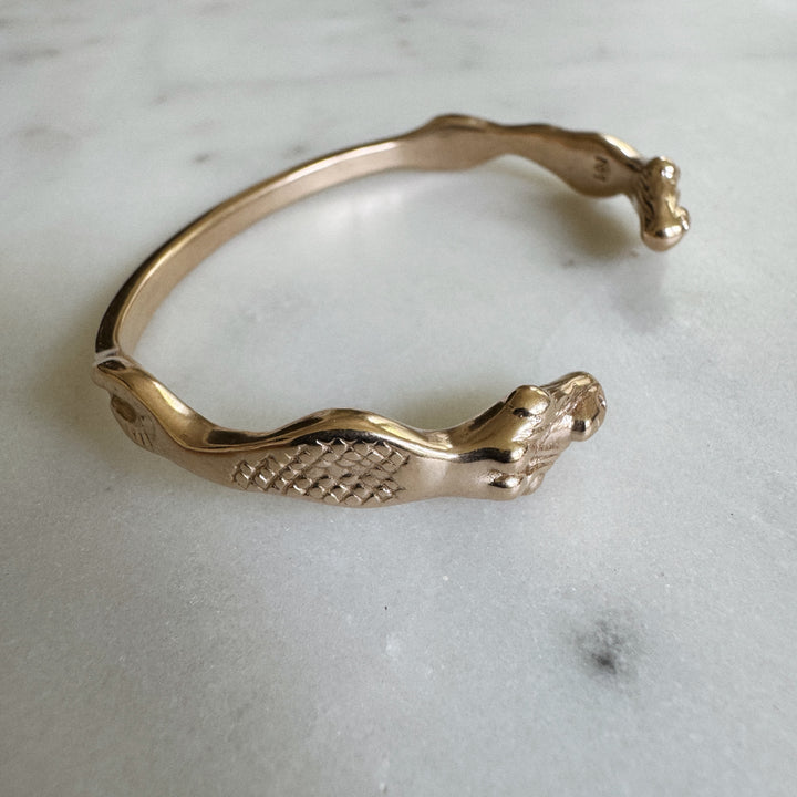 MIMOSA Handcrafted Mermaid Bracelet in Bronze