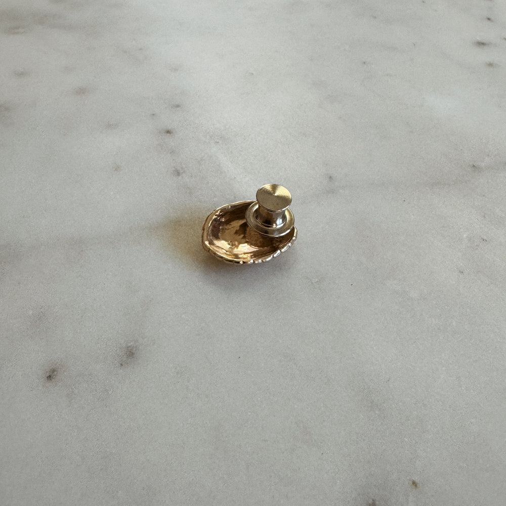 MIMOSA Handcrafted Bronze Turtle Pin