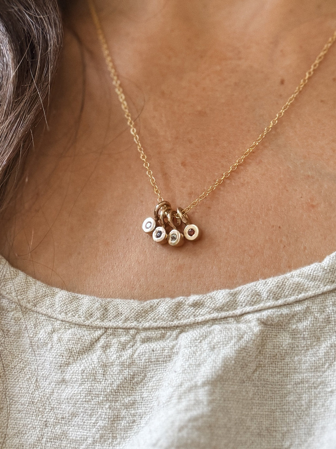 MIMOSA Handcrafted Birthstone Necklaces