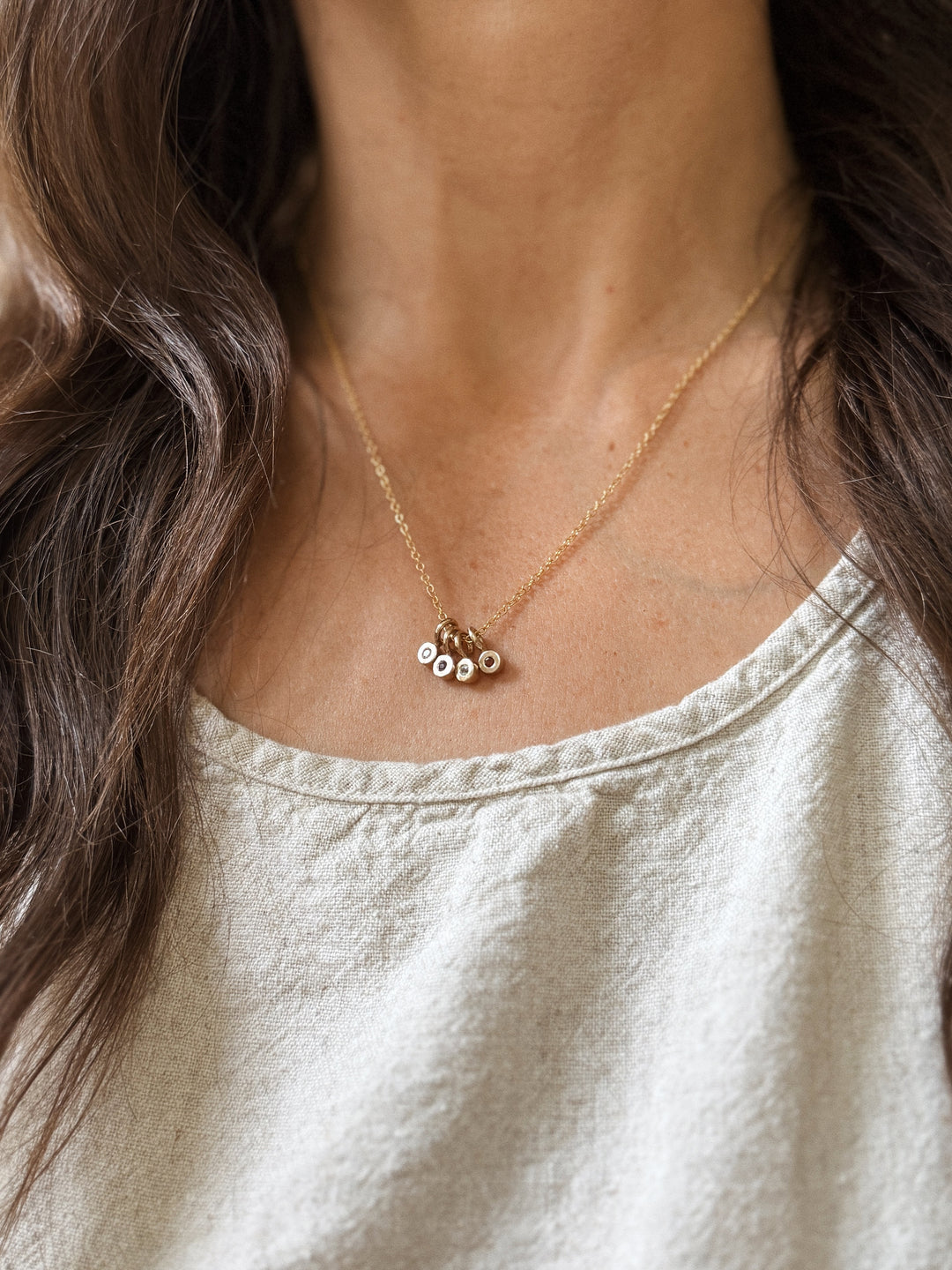 MIMOSA Handcrafted Birthstone Necklaces