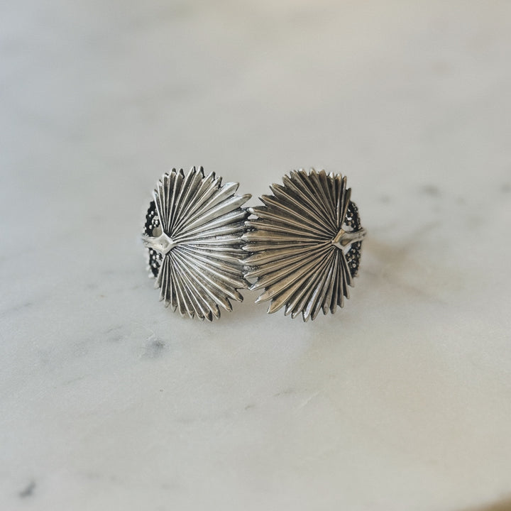 Palmetto Leaf Bracelet in sterling silver