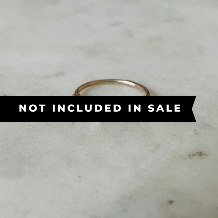 CUSTOMIZE A DOT TO DOT BIRTHSTONE RING