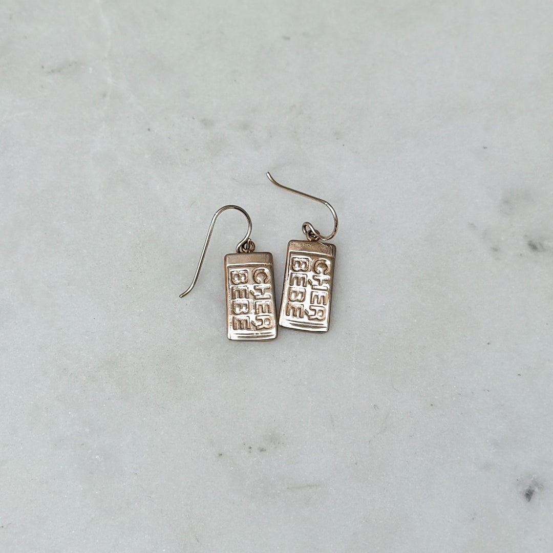 Bronze Cher Bebe Earrings