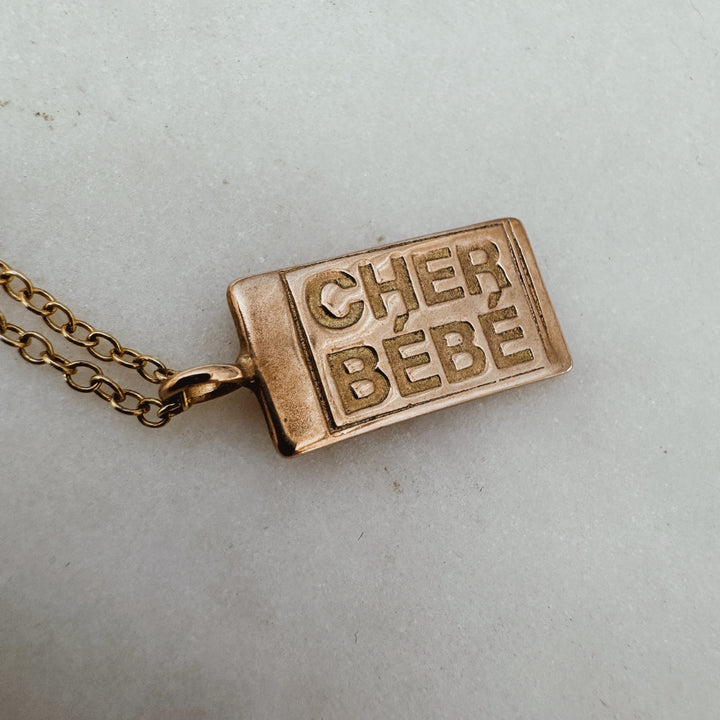 Bronze Cher Bebe Pendant