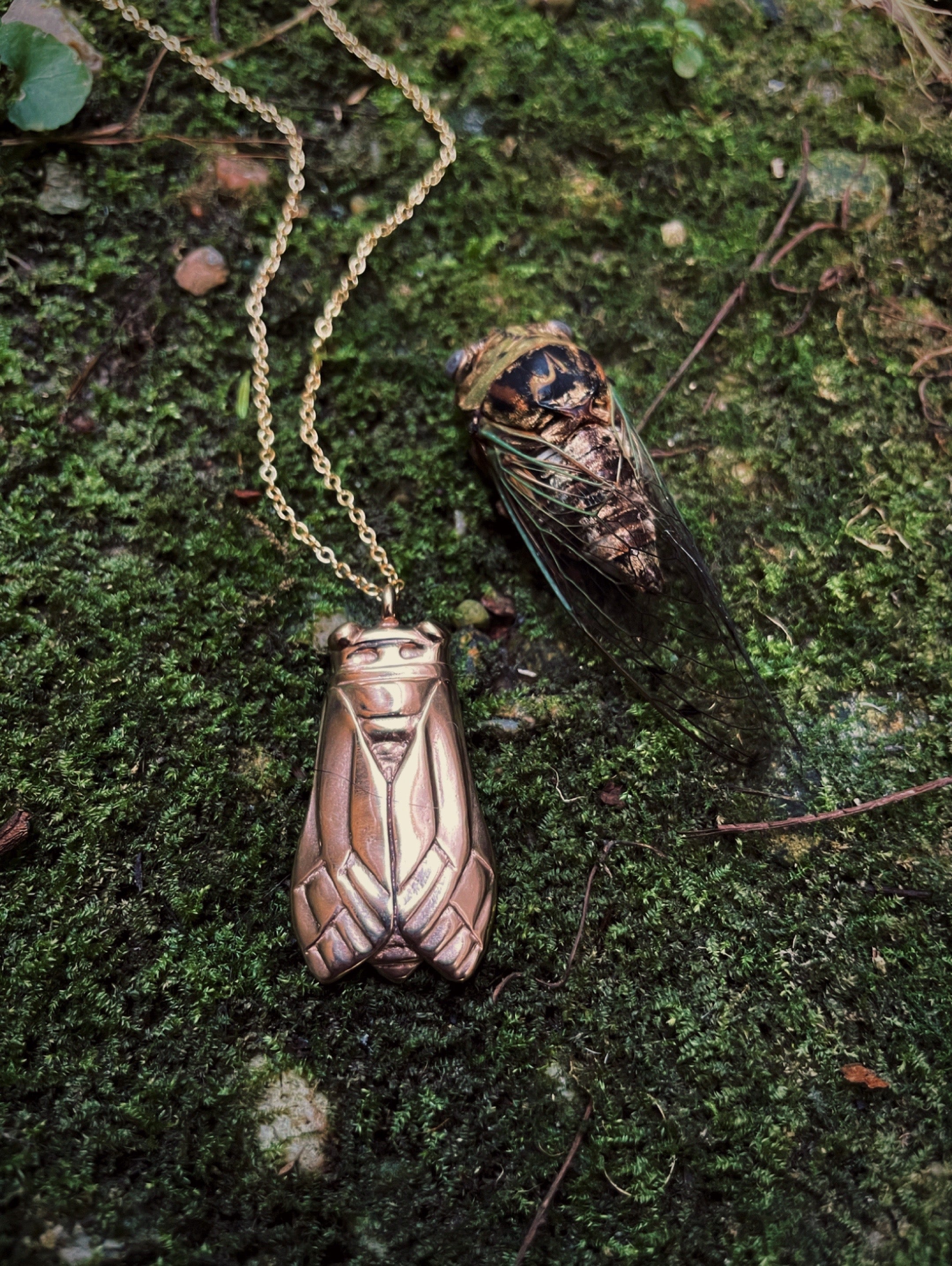 The MIMOSA Handcrafted Cicada Pendant 