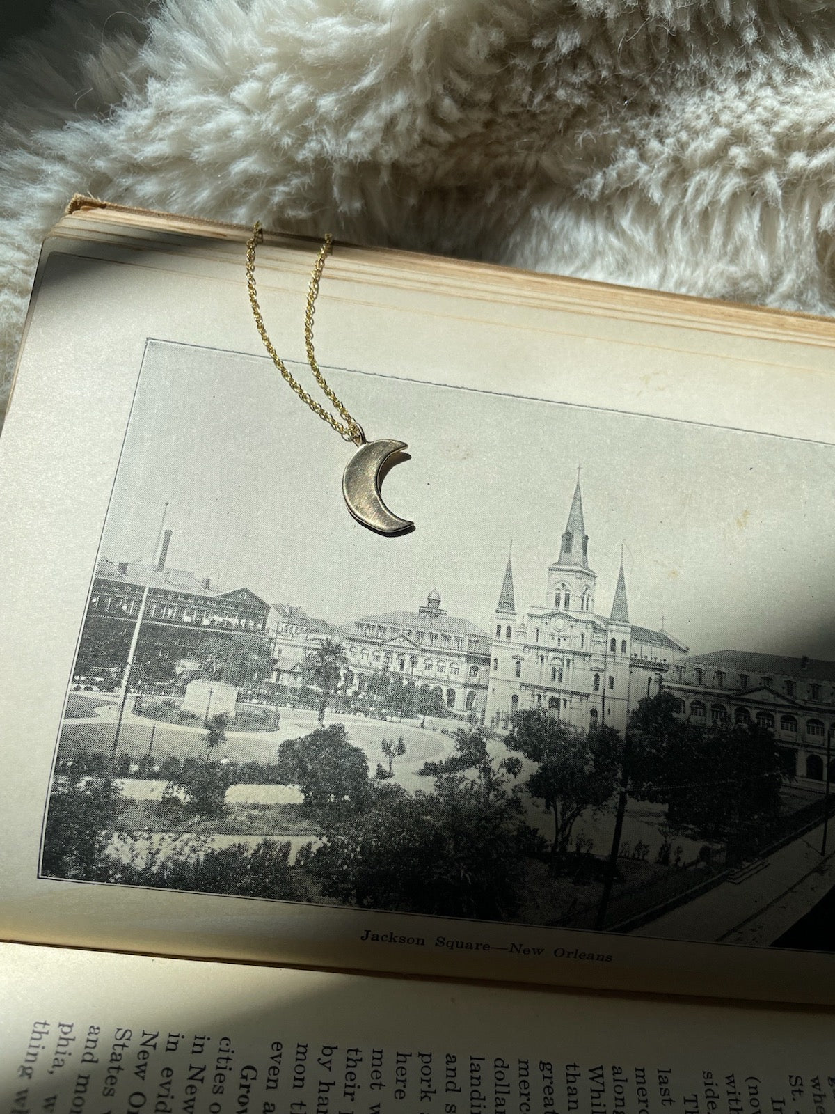 Crescent Moon Necklace | MIMOSA Handcrafted