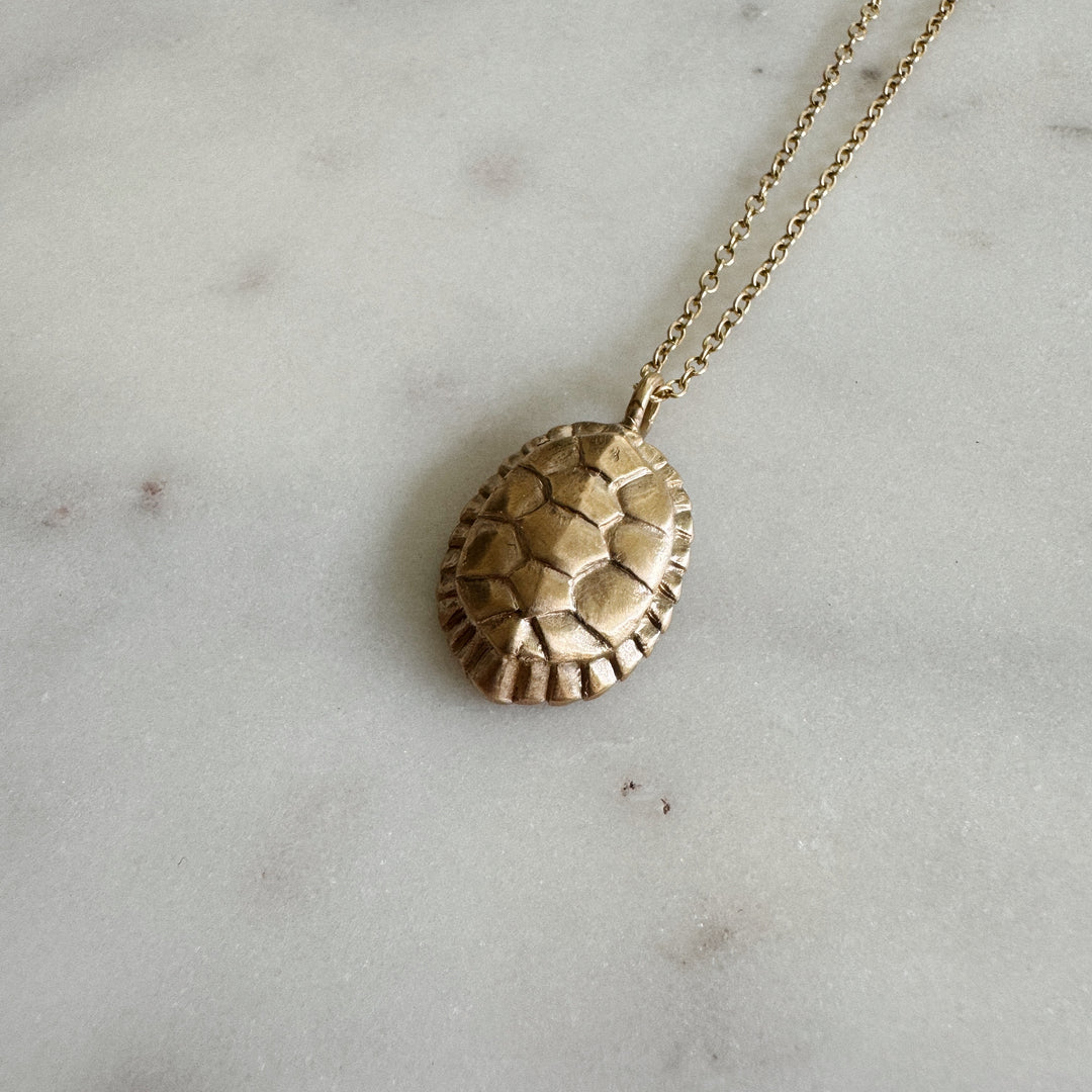 Turtle Necklace in Bronze | MIMOSA Handcrafted