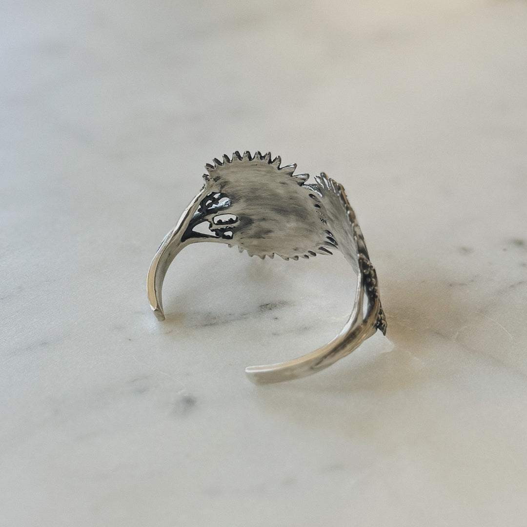 Palmetto Leaf Bracelet in sterling silver