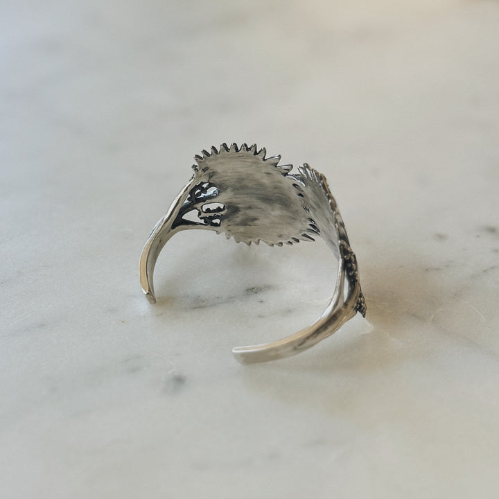 Palmetto Leaf Bracelet in sterling silver