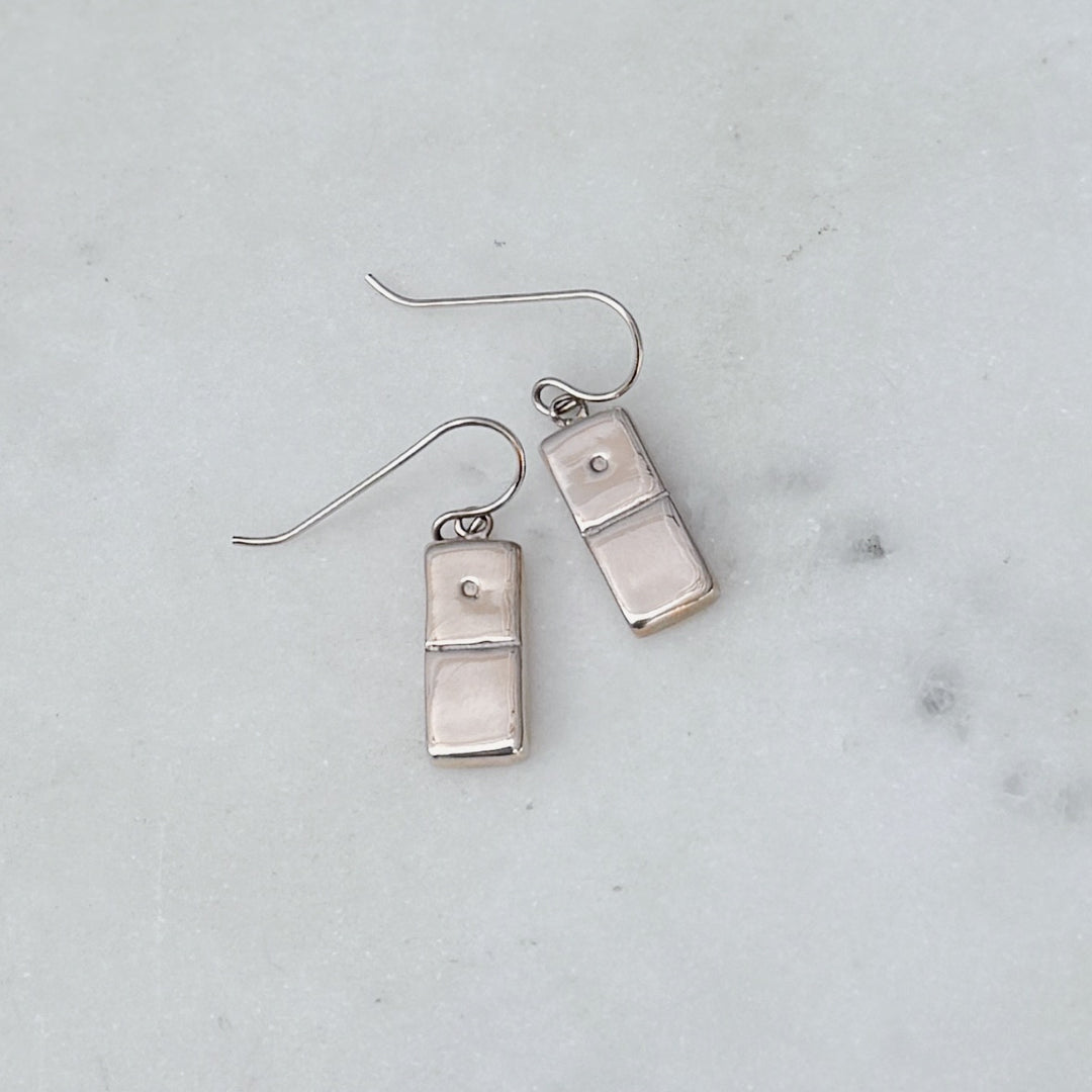 Bronze Domino Earrings