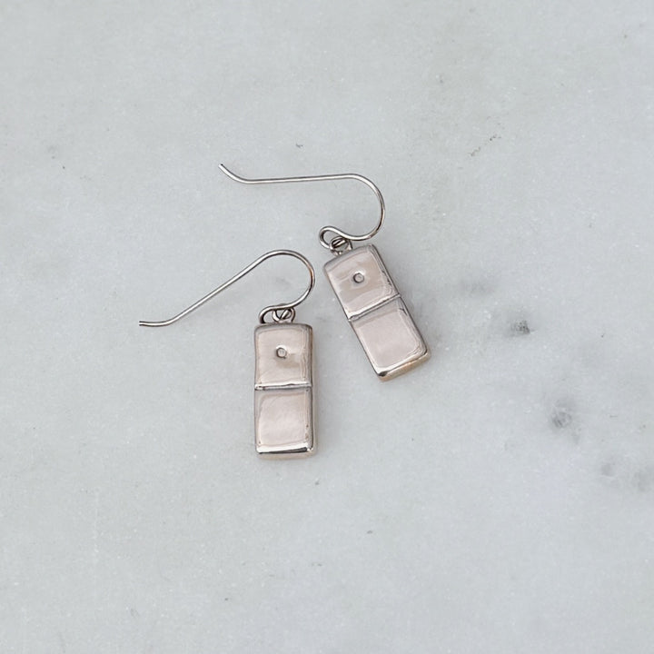 Bronze Domino Earrings