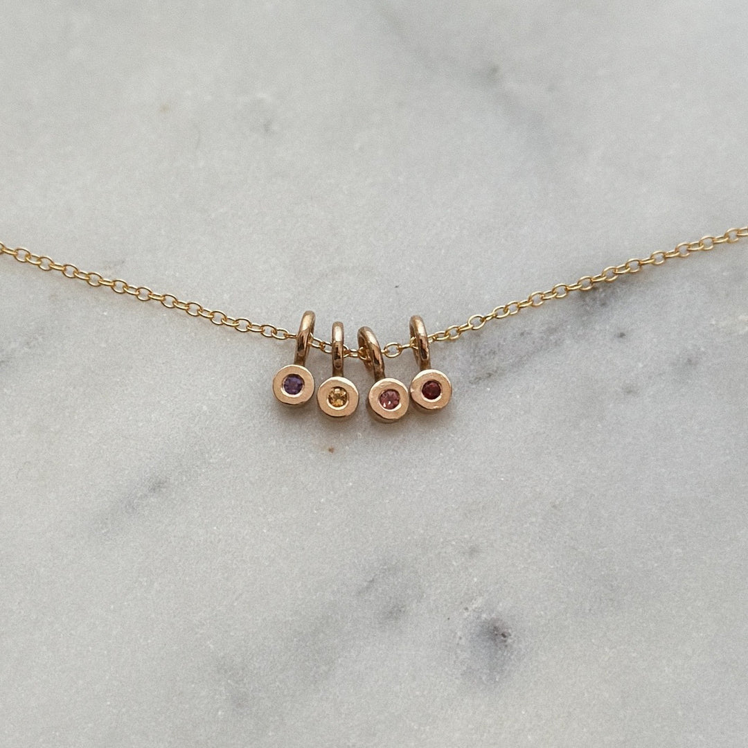 MIMOSA Handcrafted Birthstone Necklaces