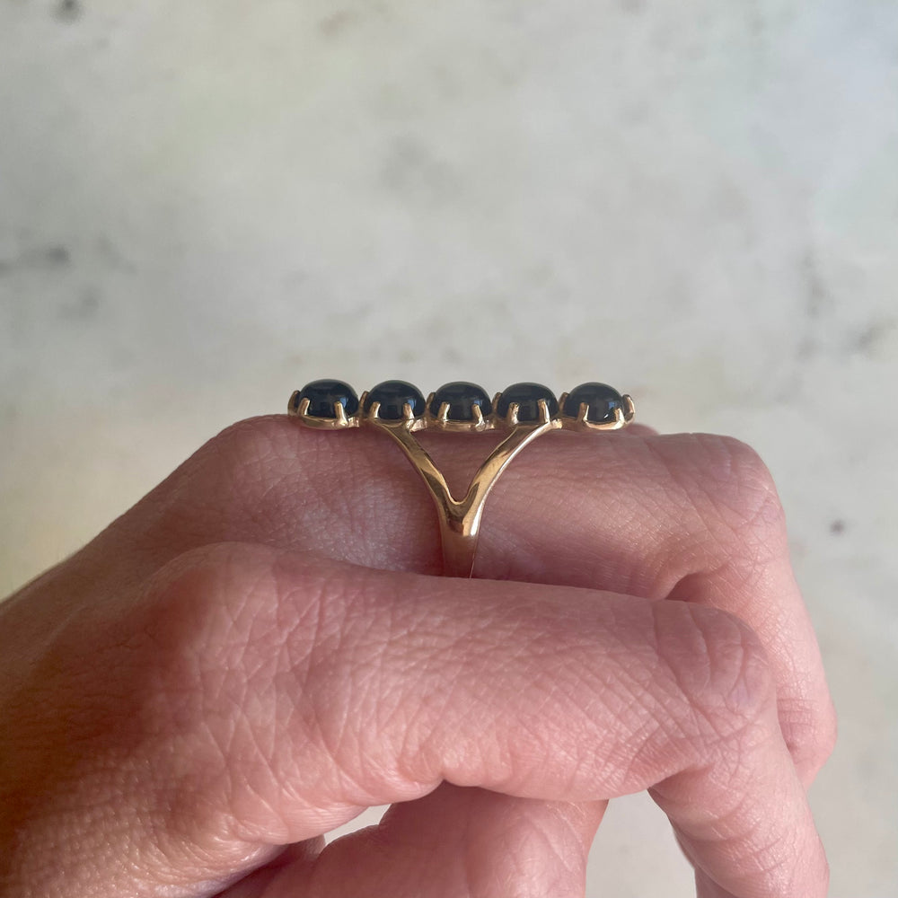 ONE OF A KIND ONYX RING | MIMOSA Handcrafted