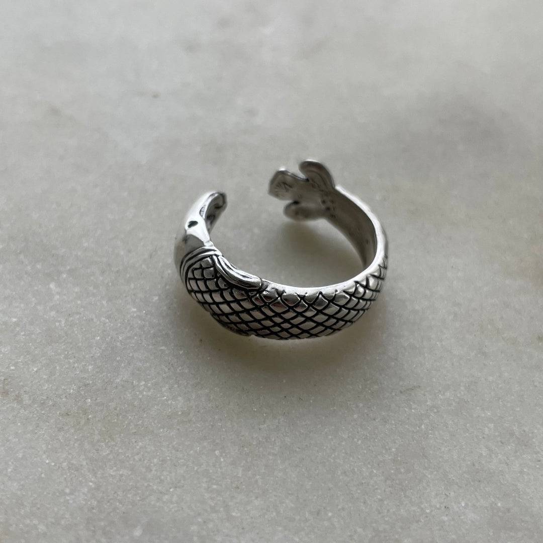 Shop the MIMOSA Handcrafted Garfish Ring in Sterling Silver